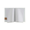 menu holder 23,2x31,8 cm (A4) natural PATCH label "menu" 2 envelopes (4 sides) elastic FASHION WHITE KROKO