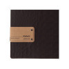 menu holder 23,2x31,8 cm (A4) natural PATCH label "menu" 2 envelopes (4 sides) elastic FASHION BROWN CROCODILE
