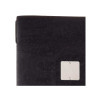 Porta Menu 23x44,1 cm (MAXI) etichetta METAL STANDARD "menu" 2 buste (4 facciate) elastico nero SUGHERO NERO sp. 2.5