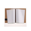 Porta Menu 23,2x31,8 cm (A4) etichetta PATCH nera "menu" 2 buste (4 facciate) elastico nero ECOMODA NATURALE sp. 0.6