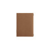 Porta Menu 23,2x31,8 cm (A4) etichetta PATCH nera "menu" 2 buste (4 facciate) elastico nero ECOMODA NATURALE sp. 0.6