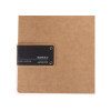 menu holder 31,7x23,1 cm (A4 HORIZONTAL) PATCH label "menu" 2 envelopes (4 sides) elastic ECOMODA NATURAL 0.6