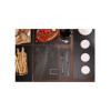 menu holder 23,2x31,8 cm (A4) PATCH label "menu" 2 envelopes (4 sides) elastic ECOMODA BLACK 0.6