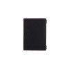 Porta Menu 16,5x23,1 cm (GOLFO) etichetta PATCH nera "menu" 2 buste (4 facciate) elastico nero ECOMODA NERO sp. 0.6