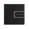 menu holder 16,5x23,1 cm (GOLFO) PATCH label "menu" 2 envelopes (4 sides) elastic ECOMODA BLACK 0.6