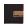 menu holder 23,2x31,8 cm (A4) PATCH label "menu" 2 envelopes (4 sides) elastic JUTE BICOLOR