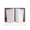 menu holder 23,2x31,8 cm (A4) PATCH label "menu" 2 envelopes (4 sides) elastic ECOMODA BROWN 0.6
