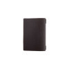 menu holder 16,5x23,1 cm (GOLFO) black PATCH label "menu" 2 envelopes (4 sides) elastic CHEF BROWN