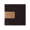 menu holder 23,2x31,8 cm (A4) PATCH label "personalized" (min. 18 pcs) 2 envelopes (4 sides) elastic GO-GREEN BROWN