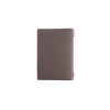 Porta Menu 16,5x23,1 cm (GOLFO) etichetta PATCH "menu" 2 buste (4 facciate) elastico rosso JUTA GRIGIA