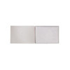 Porta Menu 31,7x23,1 cm (A4 ORIZZONTALE) etichetta METAL STANDARD "menu" 2 buste (4 facciate) elastico rosso JUTA GHIACCIO