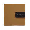 menu holder 16,5x23,1 cm (GOLFO) black PATCH label "menu" 2 envelopes (4 sides) elastic CHEF OCHER