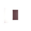 Porta Menu GOURMET24 17,4x31,8 cm (4RE) - 2 buste (4 facciate) elastico nero - scritta menu bassorilievo - colore BORDEAUX