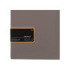 Porta Menu 16,5x23,1 cm (GOLFO) etichetta PATCH nera "menu" 2 buste (4 facciate) elastico nero CHEF TORTORA