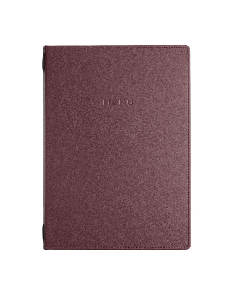 menu holder GOURMET A4 (23,2x32 cm) - "menu" writing - 2 envelopes (4 