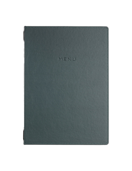 Porta Menu GOURMET A4 (23,2x32 cm) - 2 buste (4 facciate) elastico ner