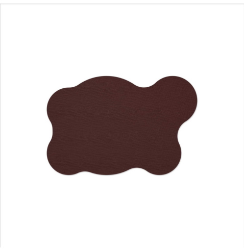 PLACEMATS 44x29 cm BLOB single piece CHEF BURGUNDY