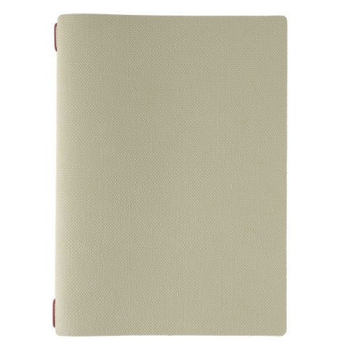 Porta Menu A4 (23,2x31,8 cm) senza etichetta 2 buste (4 facciate) elastico rosso JUTA SALVIA