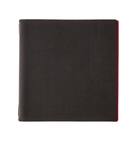 Porta Menu QUADRATO (23x23,1 cm) senza etichetta solo elastico rosso JUTA BICOLOR