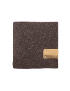 Porta Menu QUADRATO (23x23,1 cm) etichetta PATCH "menu" solo elastico nero GO-GREEN MARRONE