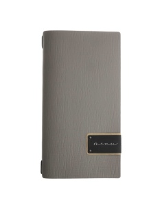 Porta Menu A4 SLIM (17,4x31,8 cm) etichetta PATCH "personalizzata" (minimo 18 pezzi) solo elastico nero CHEF TORTORA