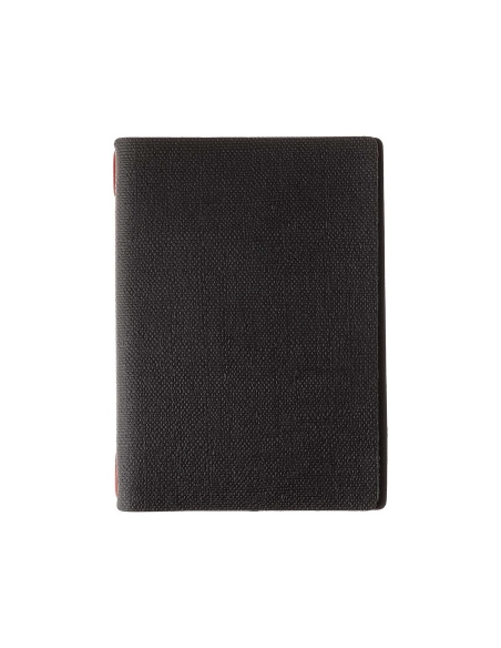 Porta Menu A5 (16,5x23,1 cm) senza etichetta solo elastico rosso JUTA NERO