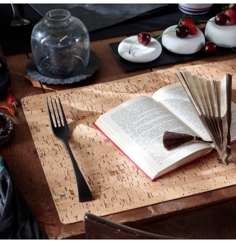 TOVAGLIETTE TAPPETINI D'ARREDO 30x45 cm pezzo singolo SUGHERO NATURALE sp. 1.4
