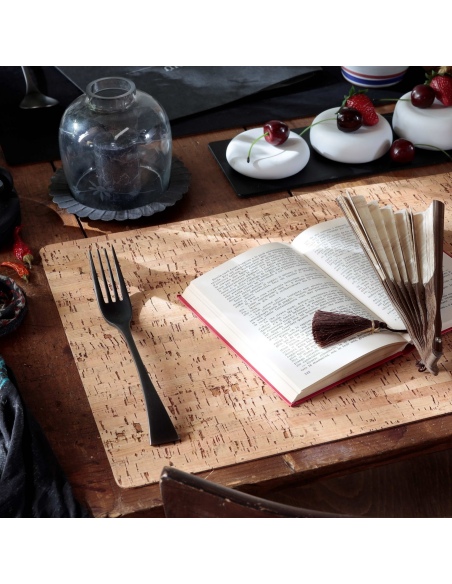 TOVAGLIETTE TAPPETINI D'ARREDO 30x45 cm pezzo singolo SUGHERO NATURALE sp. 1.4