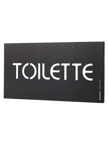 Pittogramma TOILETTE 8x15 cm da parete