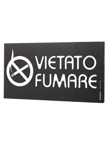 Pittogramma VIETATO FUMARE 8x15 cm da parete