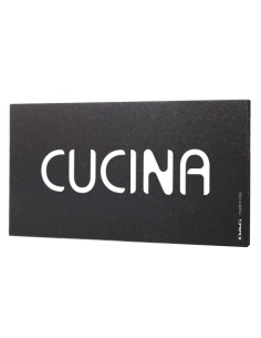 Pittogramma CUCINA 8x15 cm da parete