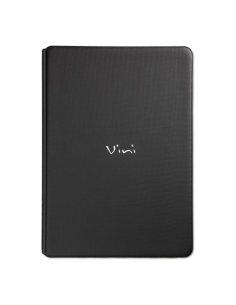 Porta Menu TOSCANA A4 scritta vini serigrafata 6 buste + 2 tasche NERO TEX