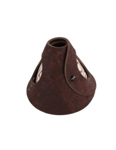 CONE table sign two sides 10 pcs. pack CORK BROWN 2