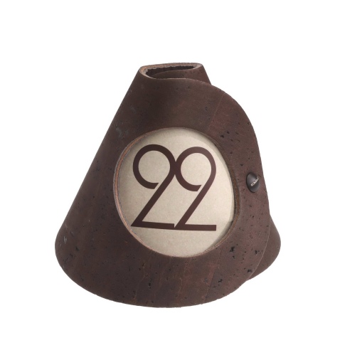 CONE segna tavoli monofacciali conf. 10 pz. SUGHERO MARRONE sp. 2.5
