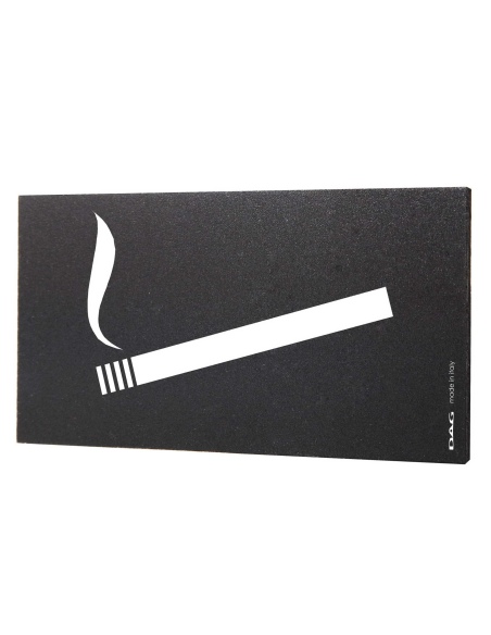 Pittogramma SMOKING AREA 8x15 cm da parete