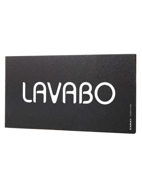 Pittogramma LAVABO 8x15 cm da parete