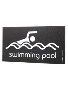 Pittogramma SWIMMING POOL 8x15 cm da parete