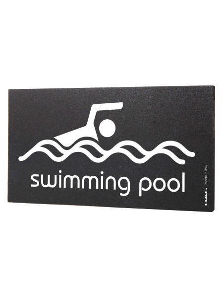 Pittogramma SWIMMING POOL 8x15 cm da parete