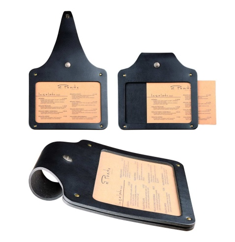 espositore messaggi FRAME A5 BULL NERO sp. 3,0