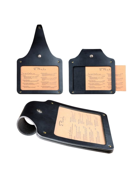 espositore messaggi FRAME A5 BULL NERO sp. 3,0