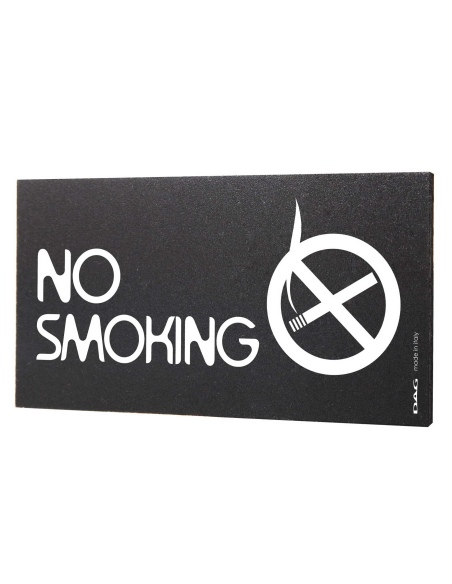 Pittogramma NO SMOKING 8x15 cm da parete