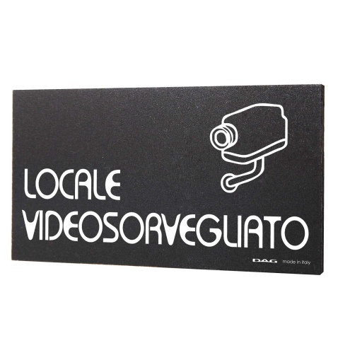Pittogramma VIDEO 8x15 cm da parete