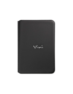 Porta Menu TOSCANA A5 scritta vini serigrafata 6 buste + 2 tasche NERO TEX