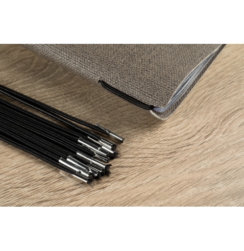 Elastici di ricambio neri 37 cm per menu A4-A4 SLIM conf. 10 pz.