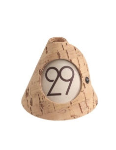 CONE table sign single side 10 pcs. pack CORK NATURAL th. 1.4 2