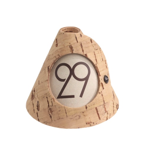 CONE segna tavoli monofacciali conf. 10 pz. SUGHERO NATURALE sp. 1.4