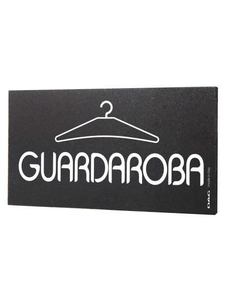 Pittogramma GUARDAROBA 8x15 cm da parete