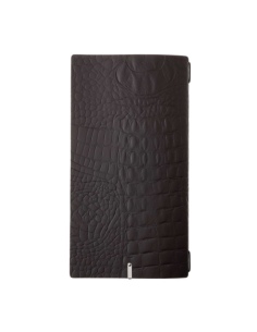 Porta Menu A4 SLIM (17,4x31,8 cm) etichetta METAL "personalizzata" (minimo 18 pezzi) 2 buste (4 facciate) elastico nero FASHION  2