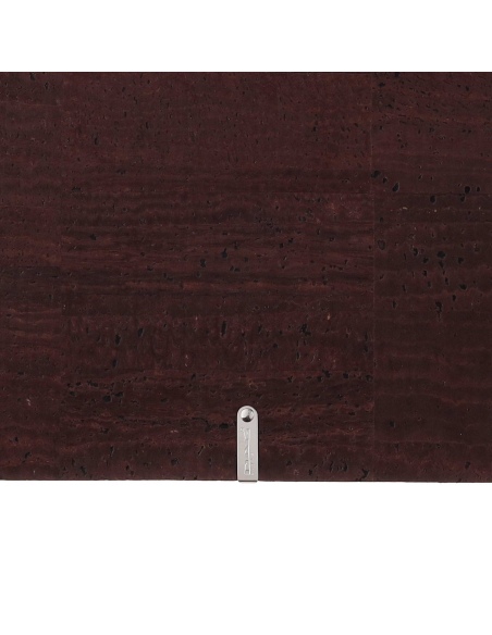 Porta Menu A4 (23,2x31,8 cm) etichetta METAL "menu" 2 buste (4 facciate) elastico nero SUGHERO MARRONE sp. 2.5