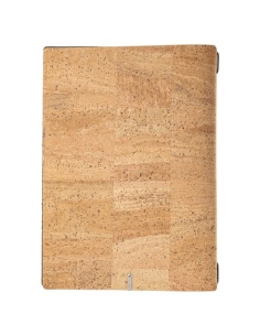 Porta Menu A4 (23,2x31,8 cm) senza etichetta solo elastico nero SUGHERO NATURALE sp. 1.4 2